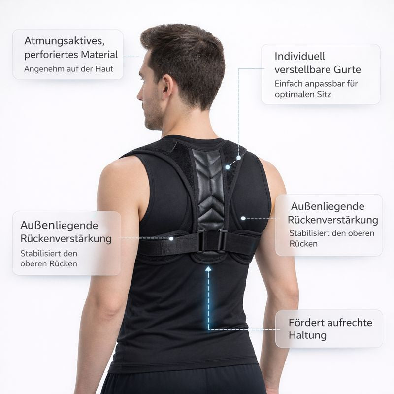 Schluss mit Rückenschmerzen durch falsche Haltung